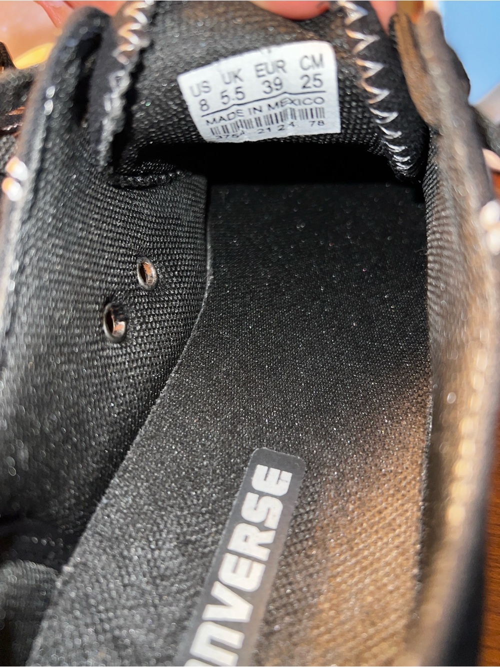 Converse Black Canvas Low-Top Sneakers - Picture 4 of 6